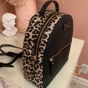 Kate Spade Leopard mini Backpack